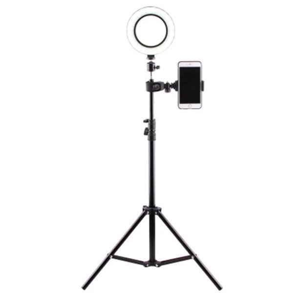 Lampu LED Tripod Kamera RingLight 8W 6Inch Selfie Tiktok Youtube Live