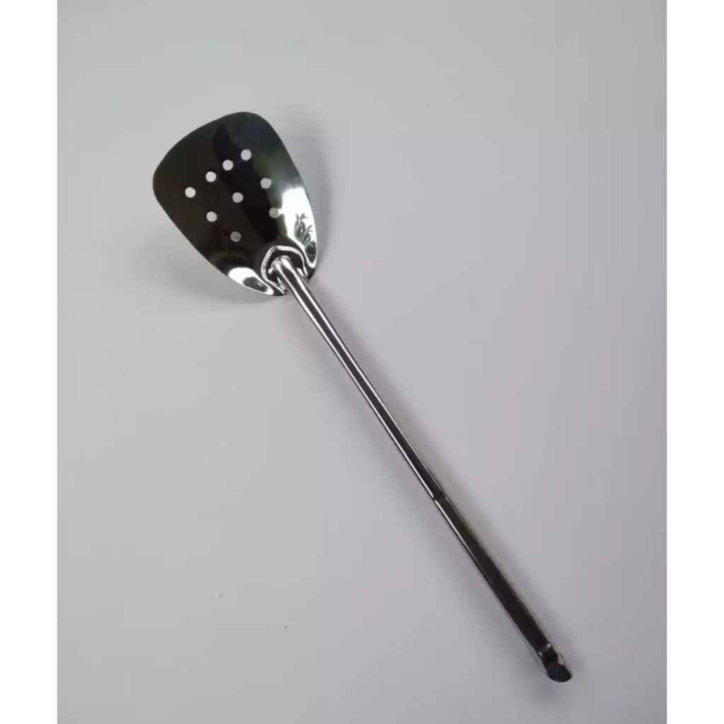 SPATULA /SUSUK Gagang Stainless - Spatula Susuk Stainless Steel -Sendok Penggorengan