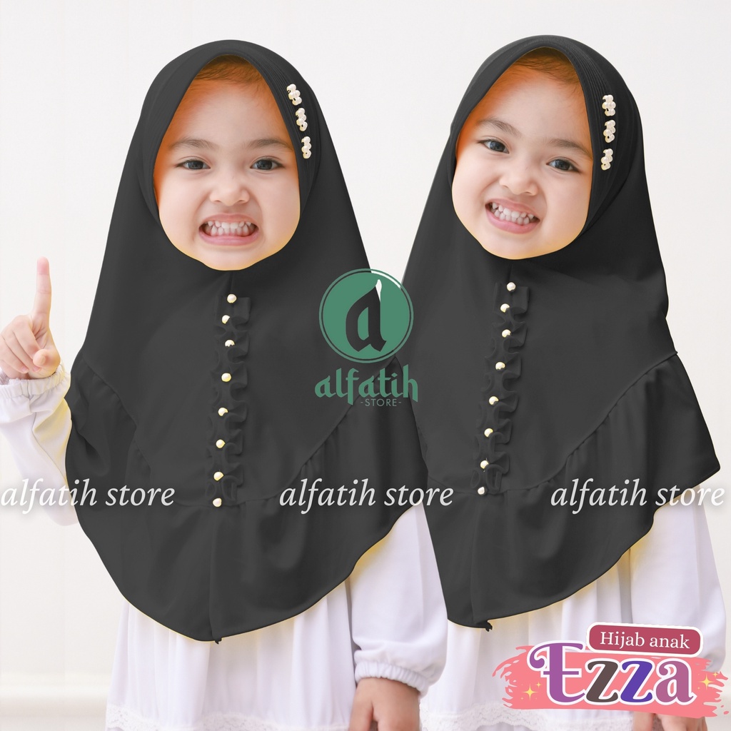 JILBAB ANAK TK - SD EZZA / PET MUTIARA REMPEL / JILBAB ANAK USIA 4-7 TAHUN / PAKAIAN MUSLIMANAK PEREMPUAN / KERUDUNG ANAK TK / HIJAB ANAK TK-SD KHIMAR ANAK