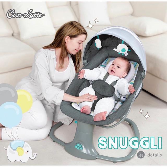 Cocolatte SNUGGLI Baby Swing - Bouncer bayi-Dark Grey