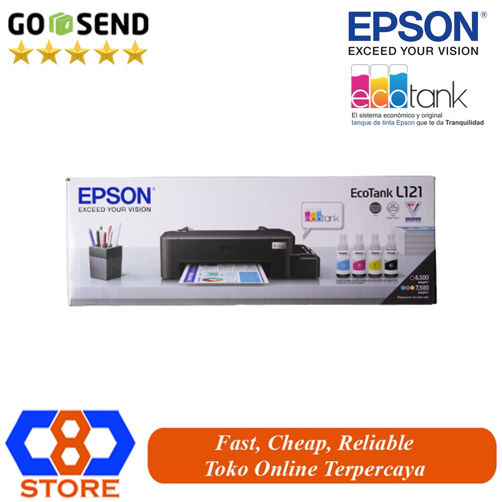 PRINTER EPSON L121 (PENGGANTI L120) GARANSI RESMI EPSON INDONESIA