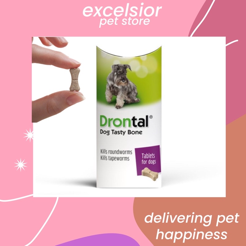 Drontal Plus Tasty Dog / Obat cacing anjing