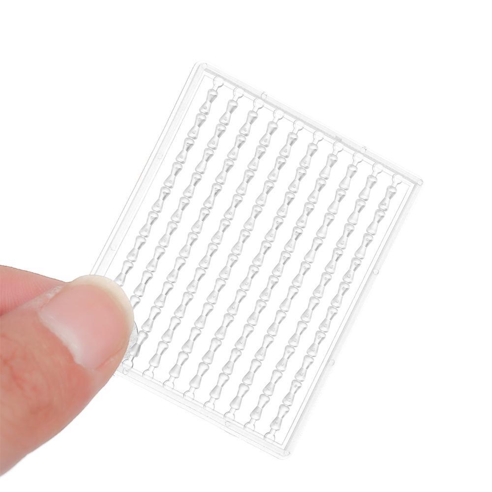 Chookyy 200 /400 /600 /800Pcs/Set Kait Berhenti Manik-Manik Panas Olahraga Luar Ruangan Bening/Hijau/Hitam Rambut Memancing Chod