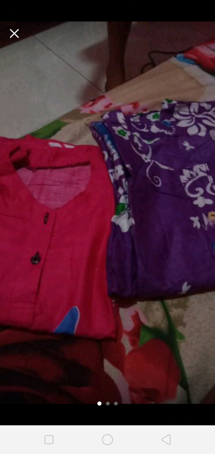 Setelan Celana Pendek Batik Wanita