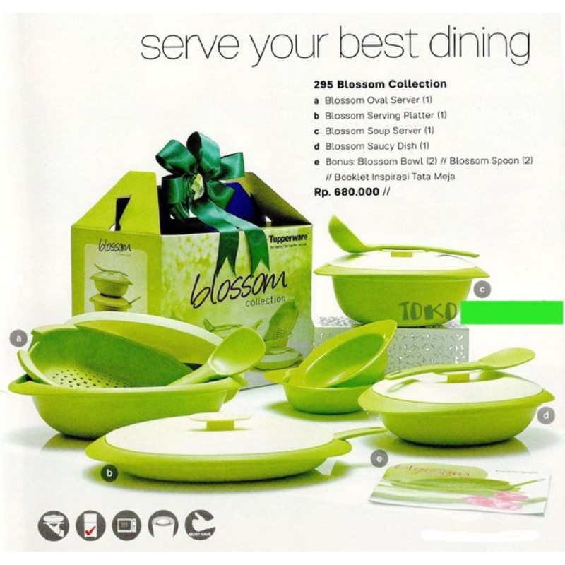 Tupperware Blossom Collection