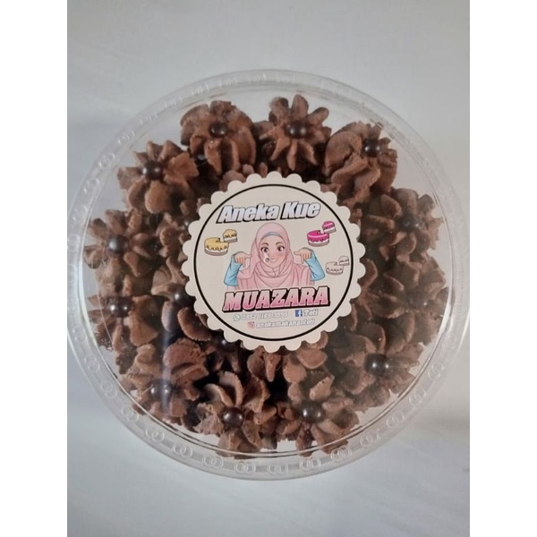 

kue semprit coklat cokocip
