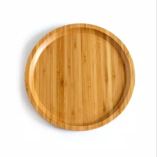 Round Wooden Tray Small Nampan Kayu Bulat  Kecil 16cm 