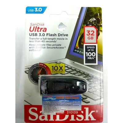 Sandisk Ultra CZ48 32gb usb 3.0 speed up to 100mbps