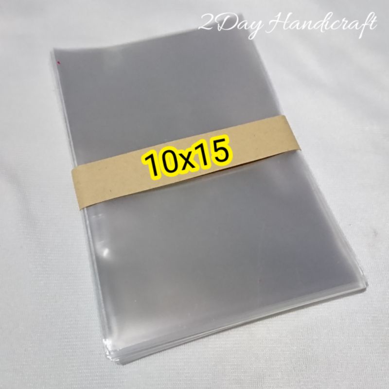 

50gram Plastik OPP 10x15 - Plastik Opp tanpa lem - Plastik OPPTL Bening