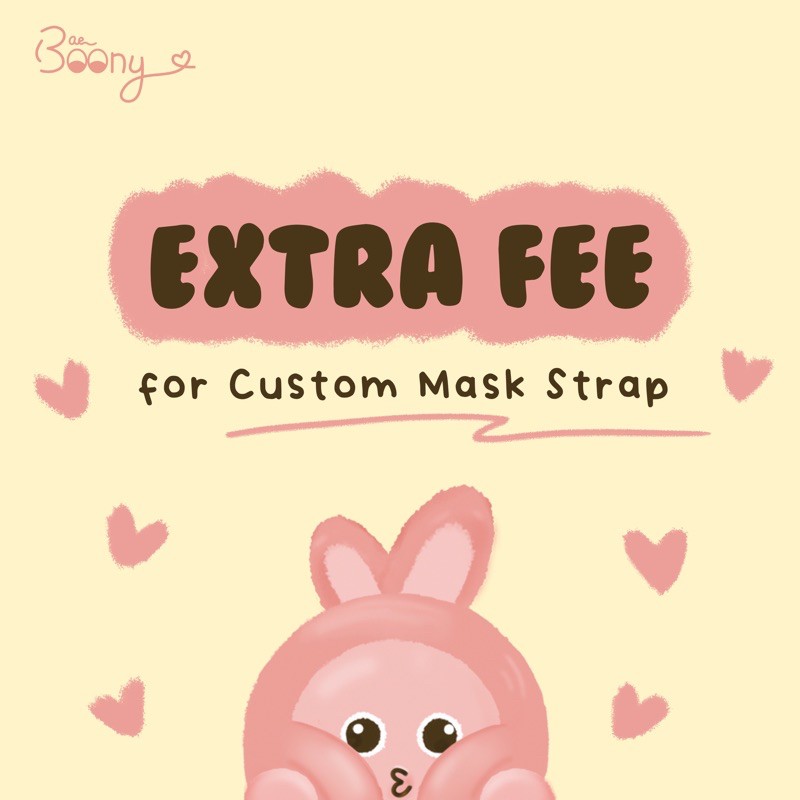 Extra Fee (HANYA UNTUK &quot;Fee Extra&quot; CUSTOM MASK STRAP)