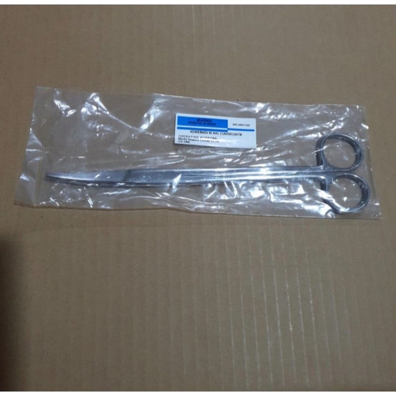 Gunting IUD 23 cm Bengkok / Mayo Scissors Curved 23 cm / Gunting Operasi