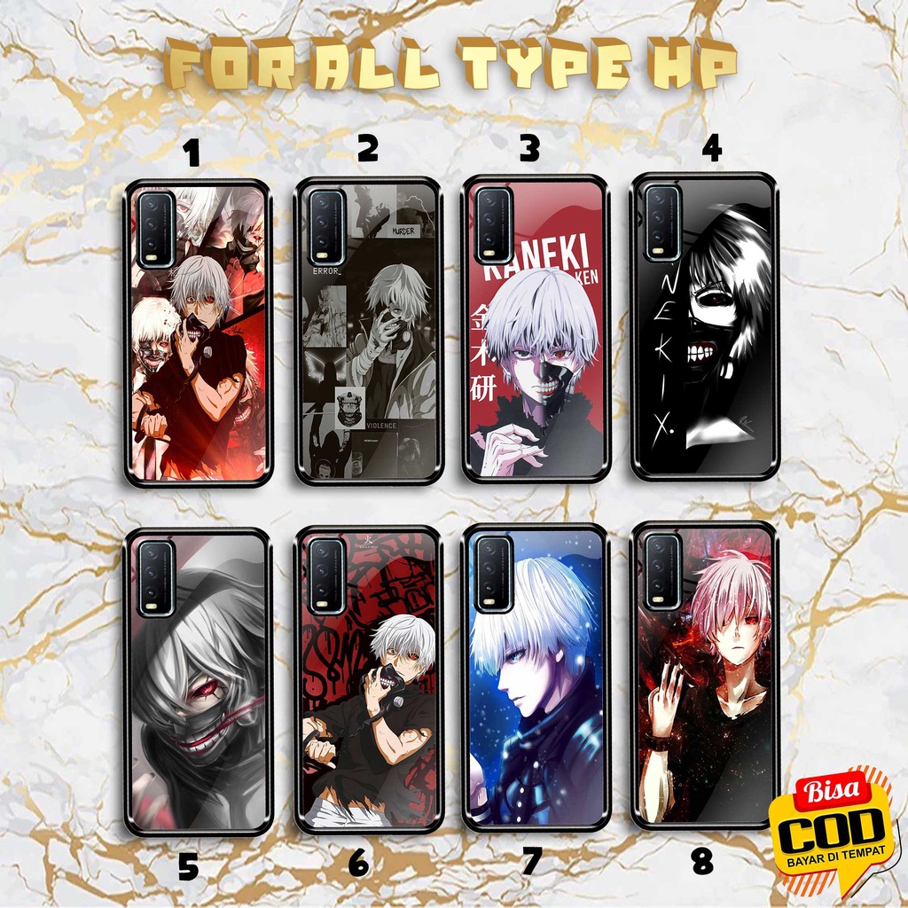 MJC Case Hardcase INFINIX HOT 8 HOT 9 HOT 9 PLAY HOT 10 HOT 10S - [ ANIME KEN KANEKI ] Casing Terbar