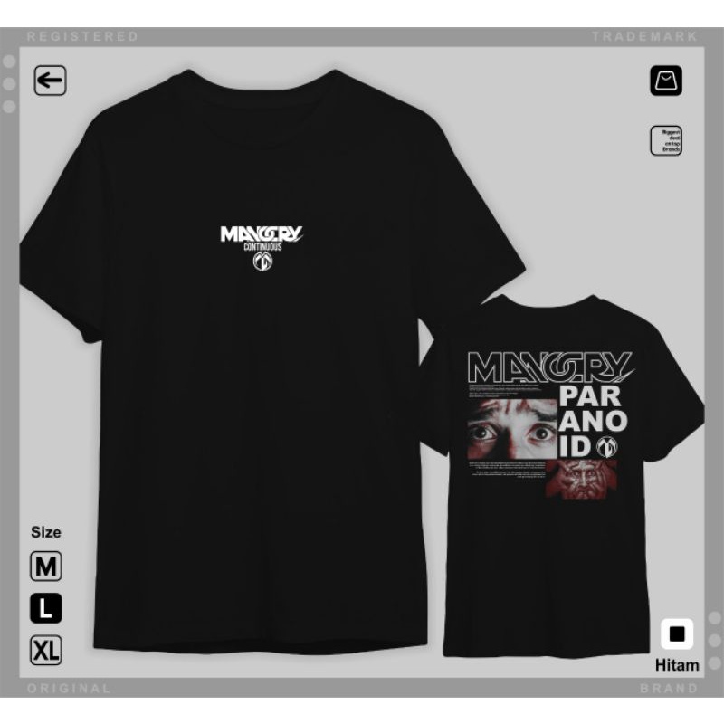 Kaos Distro CLOTHING BEST Pria Wanita Varian HITAM