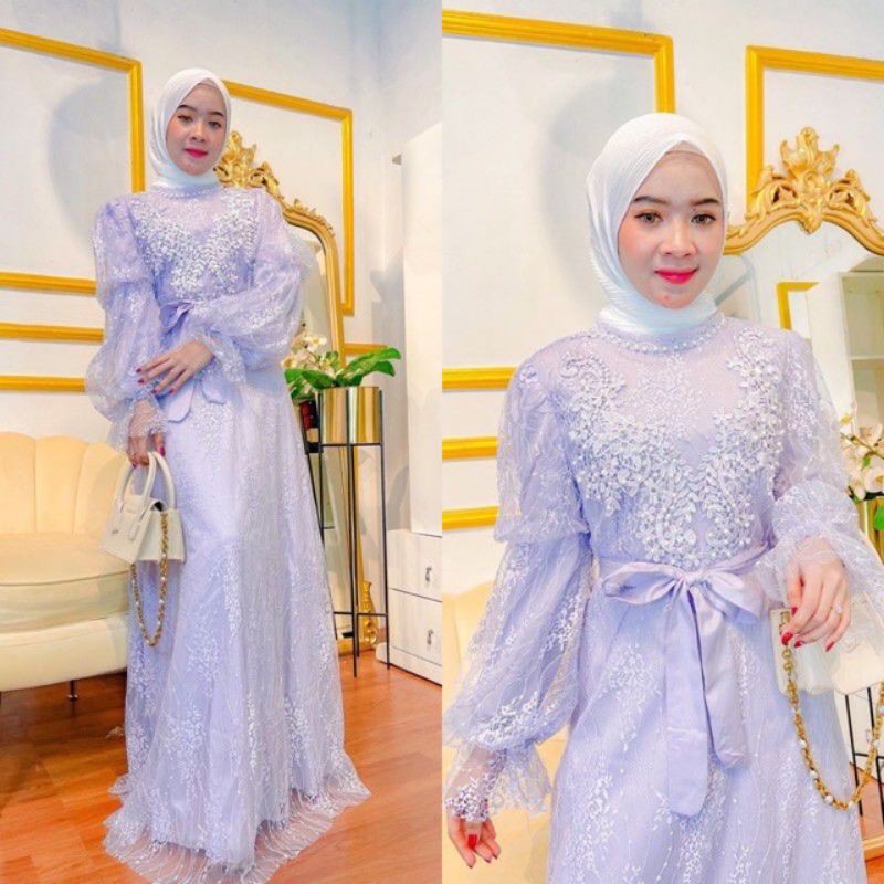 dress mutiara#vivorie#original#100%#dress#kekinian#dres#vivoriee#new#dres#mutiara#maxi#vivorie