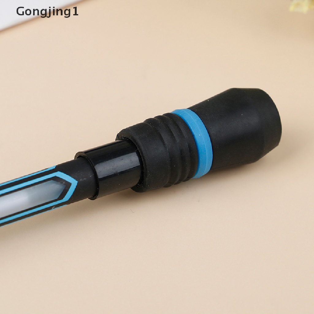 Gongjing1 Pulpen Gel Dengan Lampu Flash Berputar Untuk Pelajar