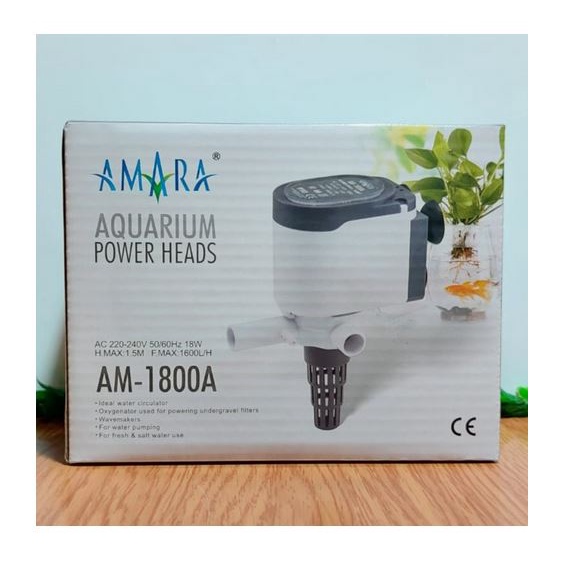 AMARA AM 1800A 1800 Pump Pompa Celup Aquarium Kolam Hidroponik