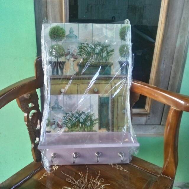 Rak shabby capstok shabby ambalan shabby home dekor