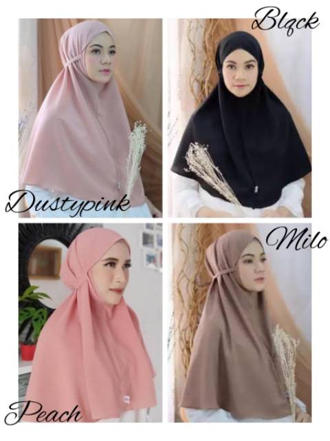 Bergo Maryam Diamond / Bergo Diamond / Hijab Bergo / Hijab Instan-3