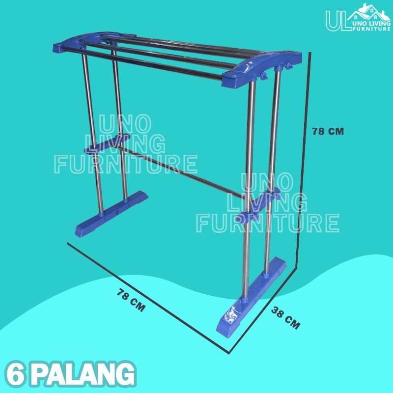 RAK/JEMURAN HANDUK DAN PAKAIAN JEMURAN STAINLESS TERMURAH CLOTHES RACK JEMURAN HANDUK BESI