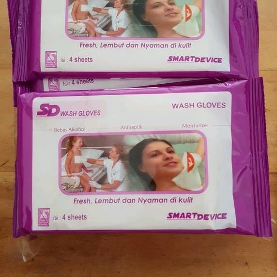 SD Wash Gloves / Smart Device SD Wash Gloves Waslap Handuk Tisu Basah