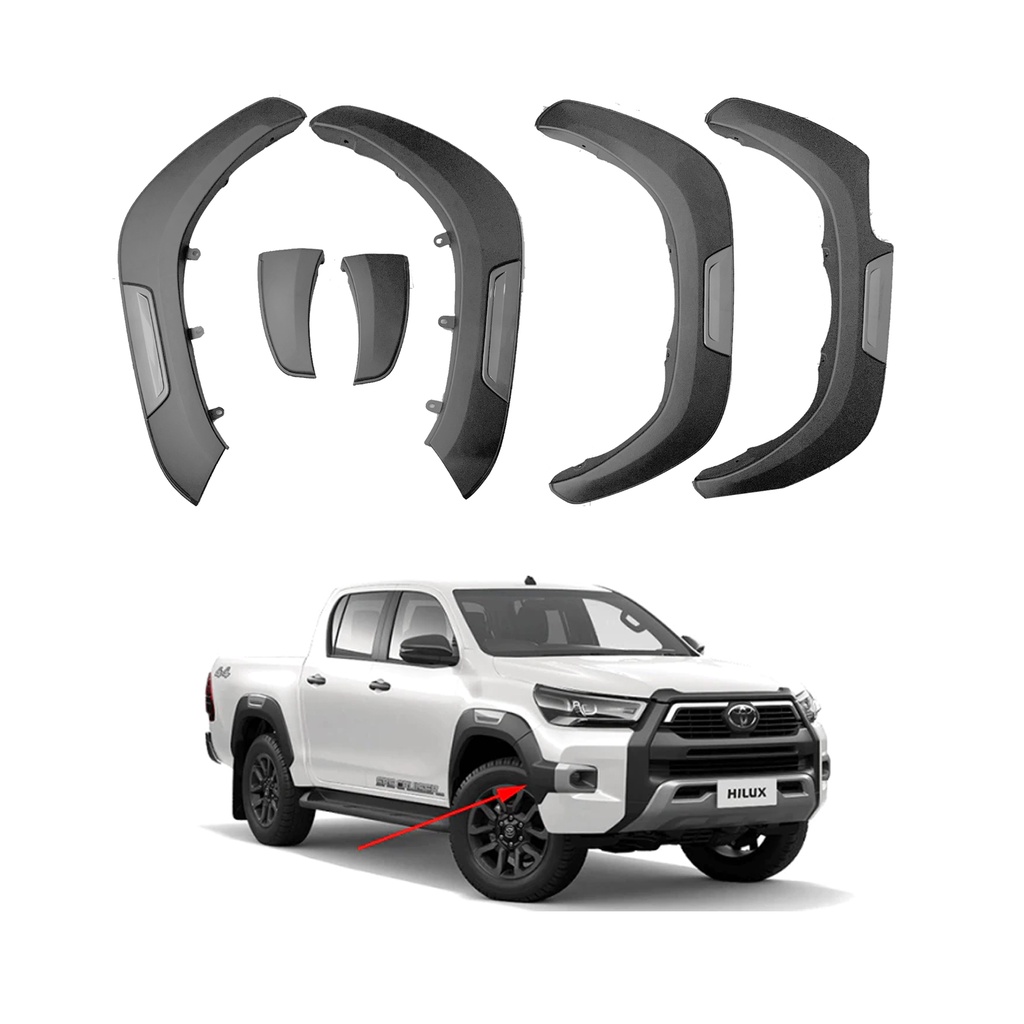 FENDER TRIM TOYOTA HILUX 2015-2021