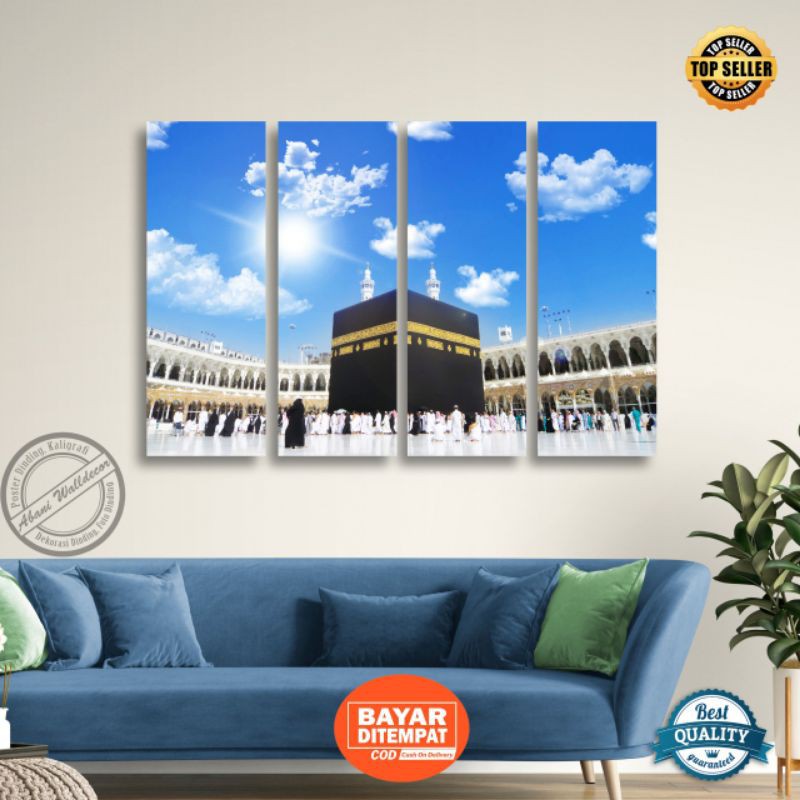 Abani Walldecor Hiasan Dinding Poster Mekah Dekorasi Dinding Rumah Gambar Kabah