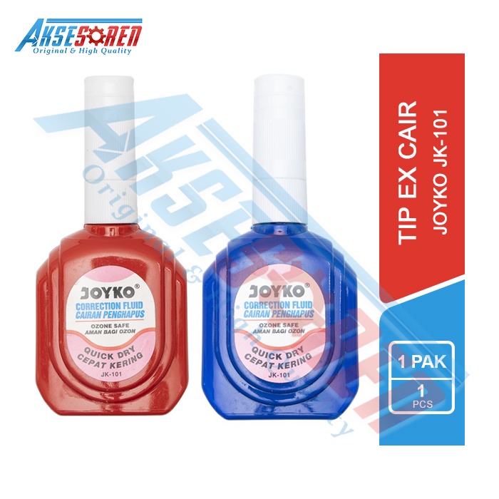 

Tip Ex Pen Correction Fluid Joyko [JK-101] / Cairan Penghapus Ballpoint Pulpen Tape X
