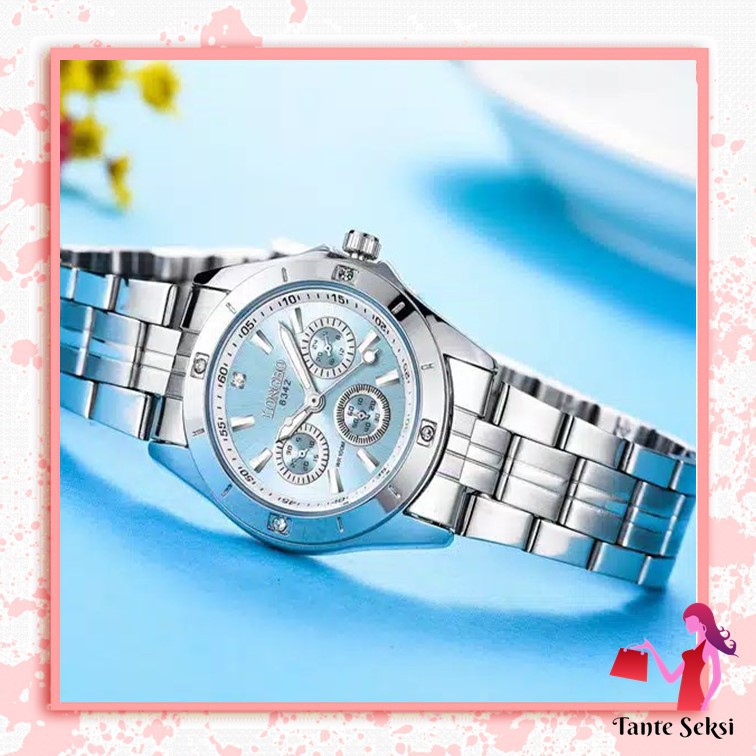 Jam Couple Longbo Jam Tangan Quartz Wanita Fashion Woman Watch Impor Watches