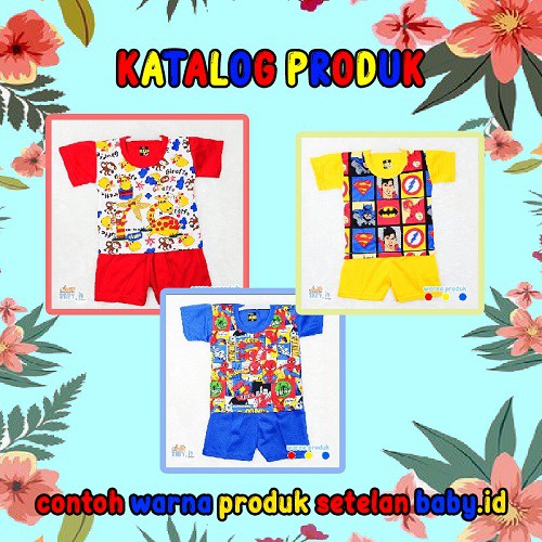 [LL-POH] Setelan Anak Laki-Laki / Usia 3-9 bulan / Pakaian Anak / Baju Anak-1