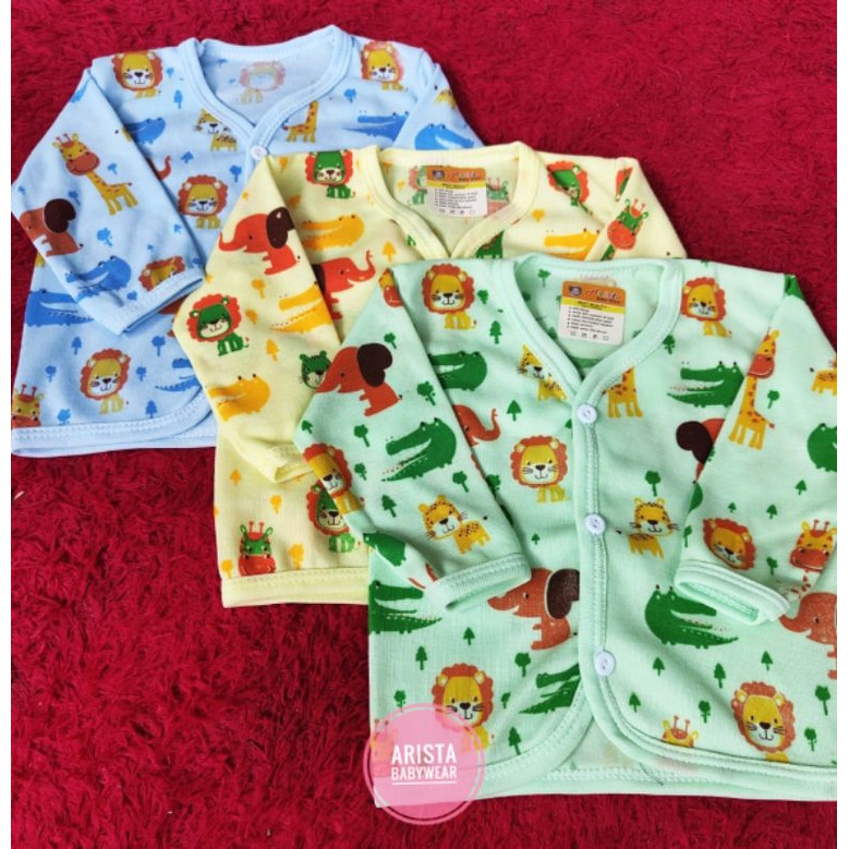 ARISTA BABY - (3pcs) Baju bayi Bis Fullwarna motif ANIMAL