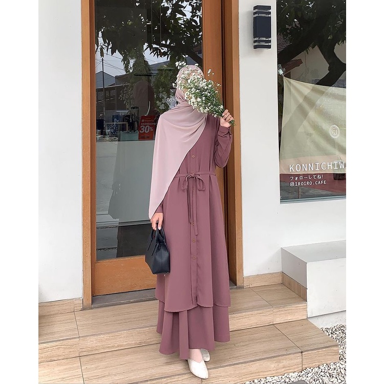 DRESS JUMBO WANITA KALILA ALL SIZE FIT TO XL-XXXXL LD 140 PB 138 MAT BALOTELLI HQ