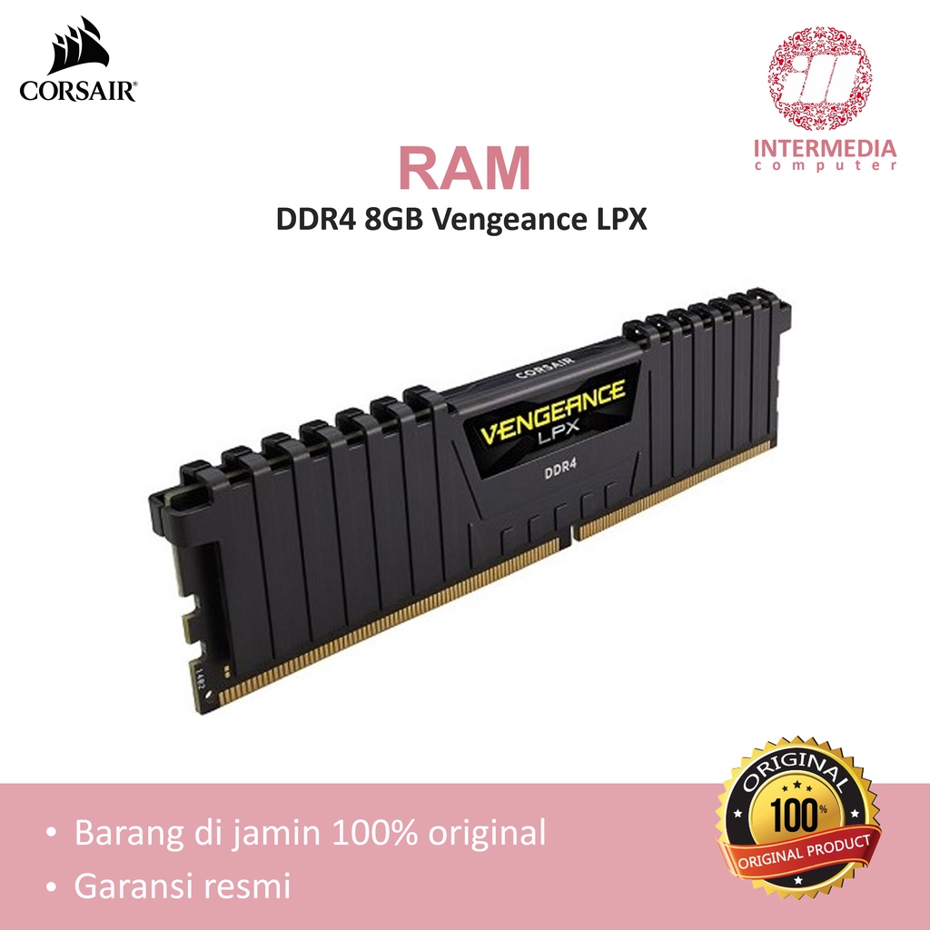 RAM Memmory PC Corsair DDR4 8GB Vengeance