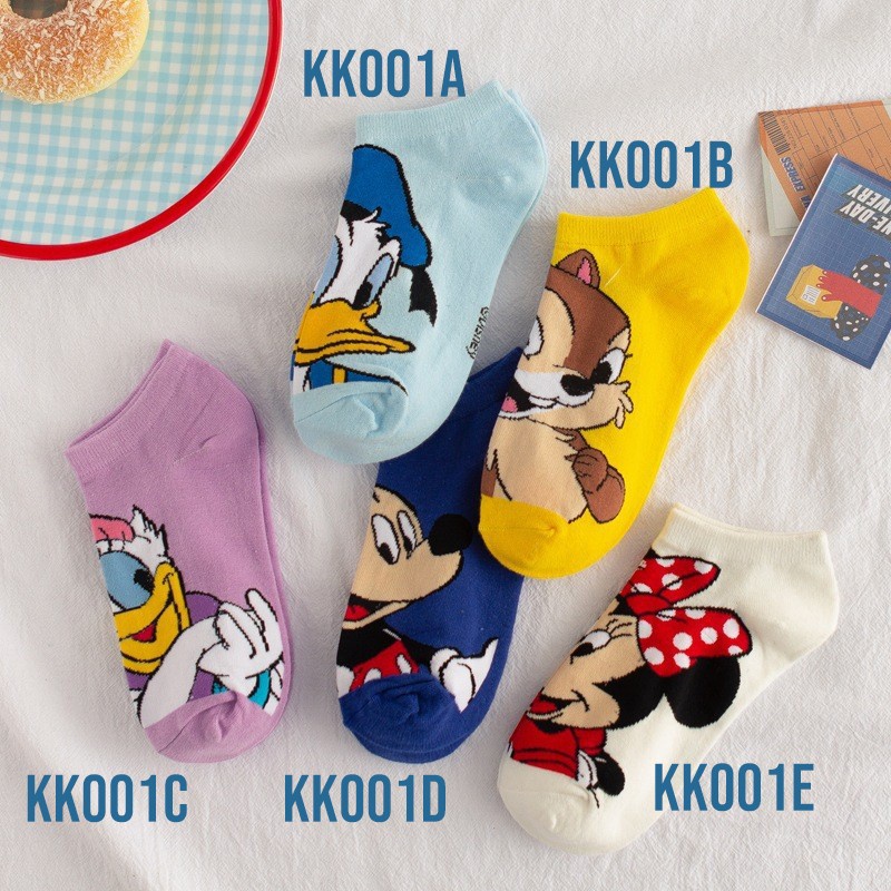 Kaos Kaki Ankle Karakter Lucu Disney Kaos Kaki Mickey Minnie