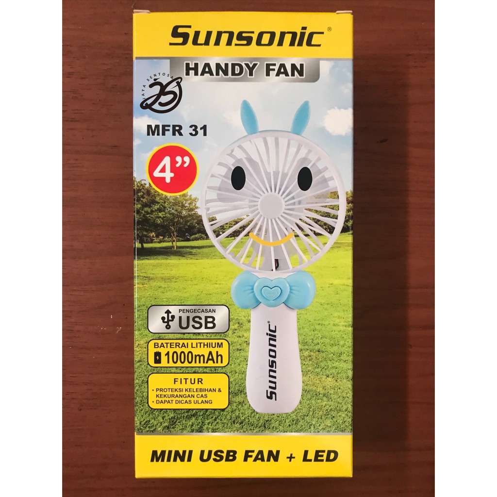 KIPAS MINI SUNSONIC HANDY FAN MINI FAN KIPAS TANGAN MINI SUNSONIC