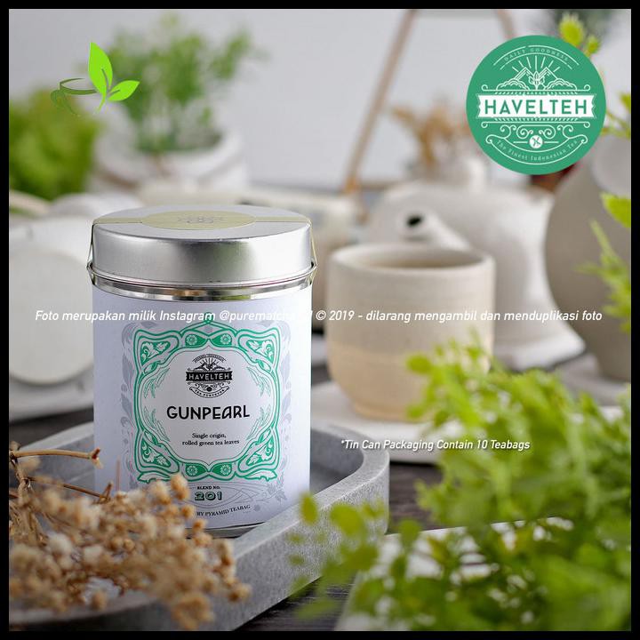 

Havelteh - Gunpearl Kaleng 10Tb Green Tea Rolled Havel Tea Teh Hijau