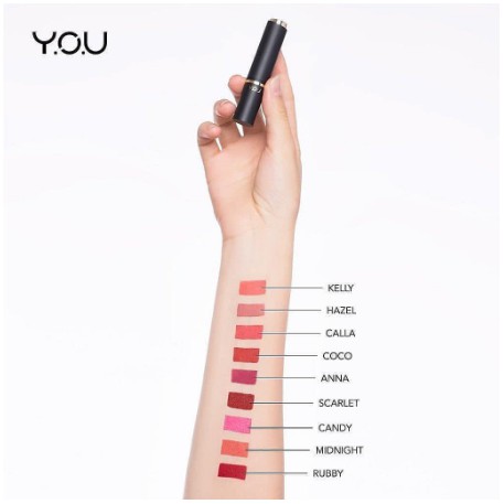 YOU Lipstick Matte Supreme Matte Lipstick 3.2 g [ Long-wear Lip Color&Rich Pigmented]