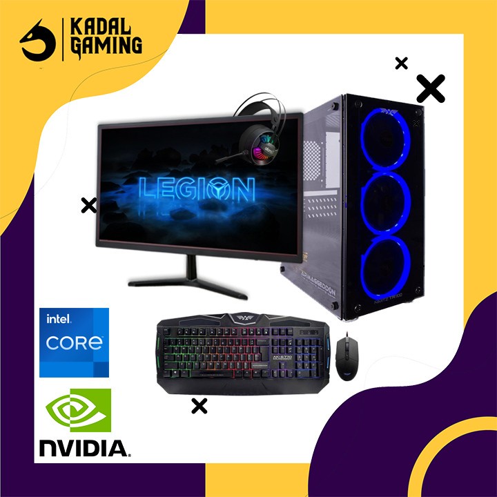 Komputer PC Gaming Fullset Intel Core i5 3470 VGA GT 1030 Nvidia 8GB R