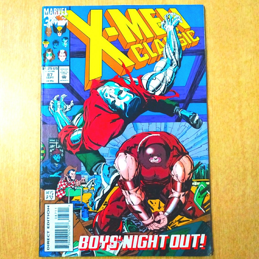 Marvel Comics X-Men Classic 1993 #87 Boys Night Out iconic Action