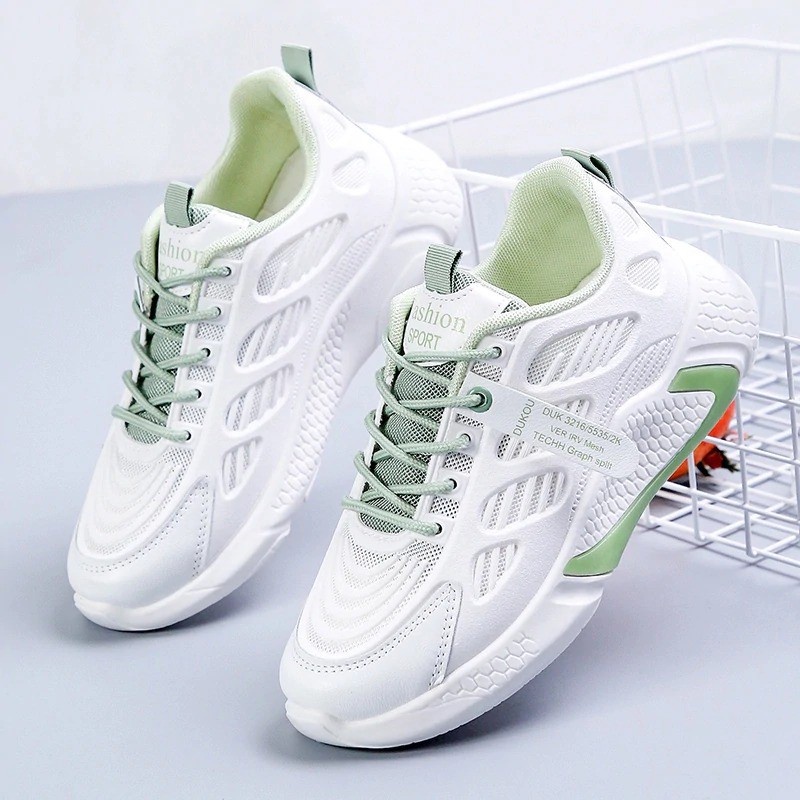 Sepatu Sneakers Running Wanita Korean Style IMPORT / DUK 321 RUN