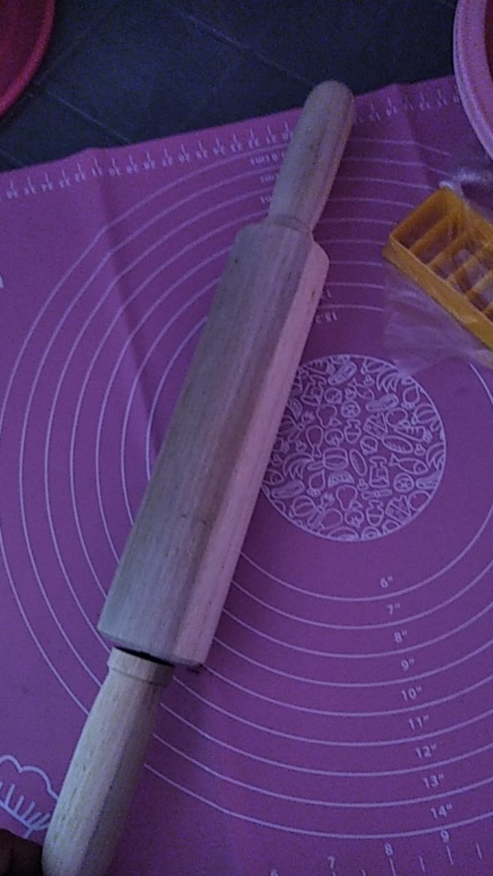 Rolling Kayu Gilesan Kayu Rolling Adonan Kue Gilesan Kue Pemipih Adonan Memutar