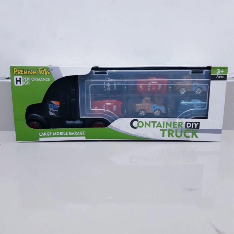 Mainan Truk Kontainer Angkut Diecast - Mobil Truck Cars Miniatur Anak