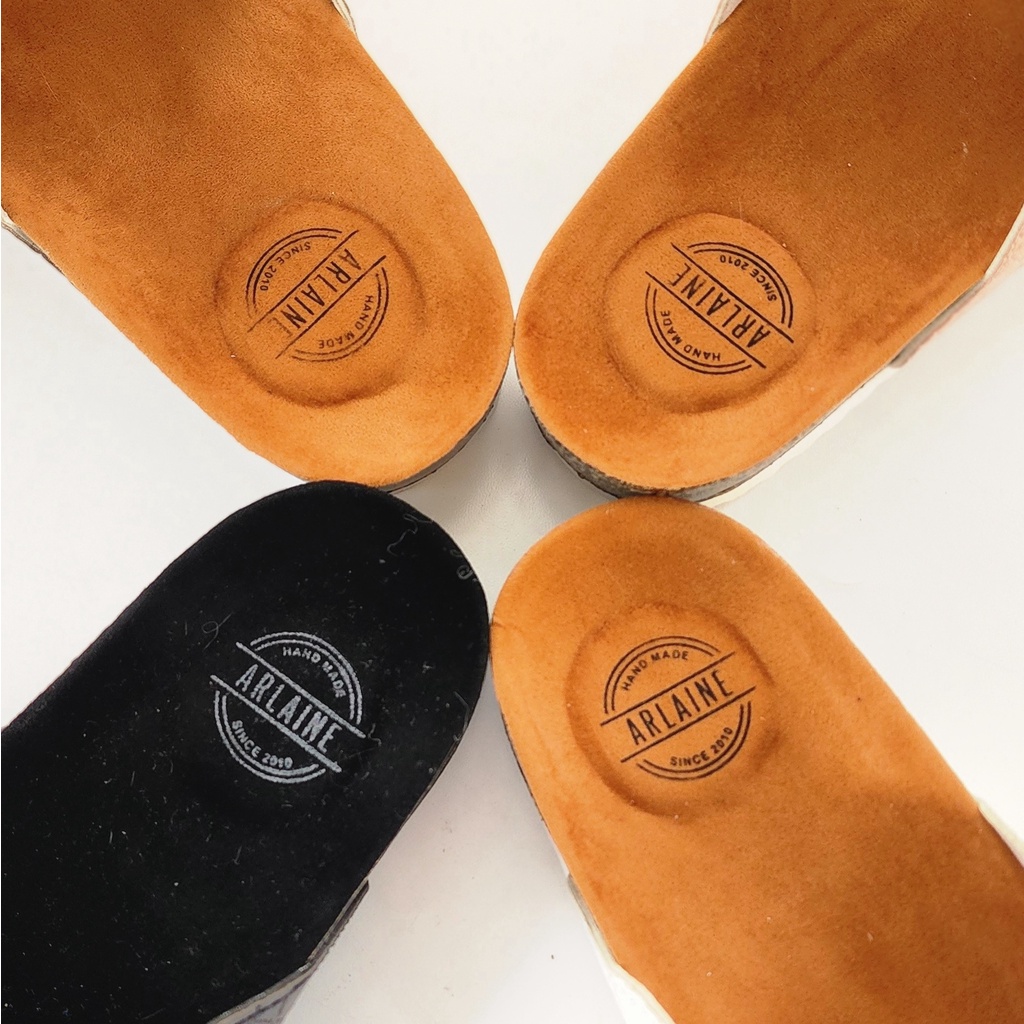 ARLAINE YOSHIE Sandal Casual wanita Sandal Puyuh Sandal Birken 2 Warna BM.01