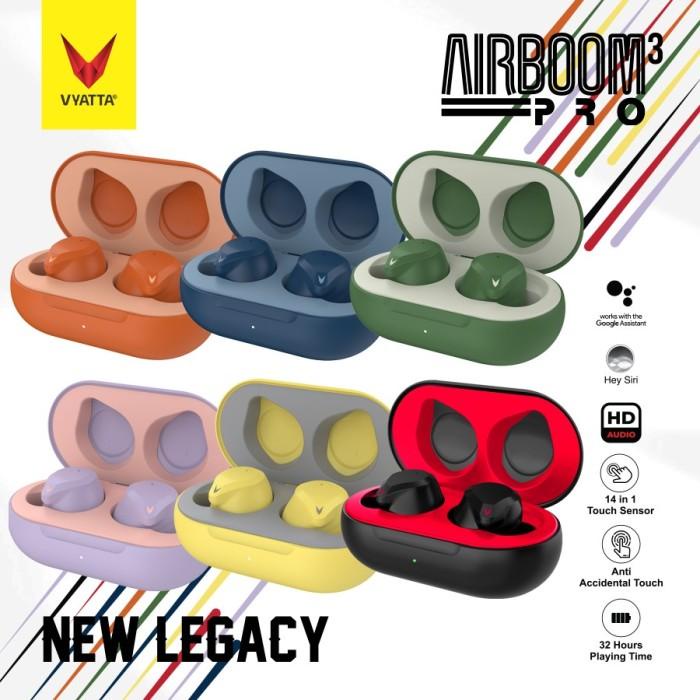 Earphone | Vyatta Airboom Pro 3 Tws Bluetooth Earphone - Touch, Hd,