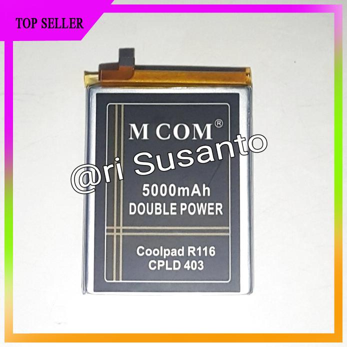 ACC HP BATERAI MCOM COOLPAD COOL DUAL R116 CPLD 403 DOUBLE POWER 5000MAH