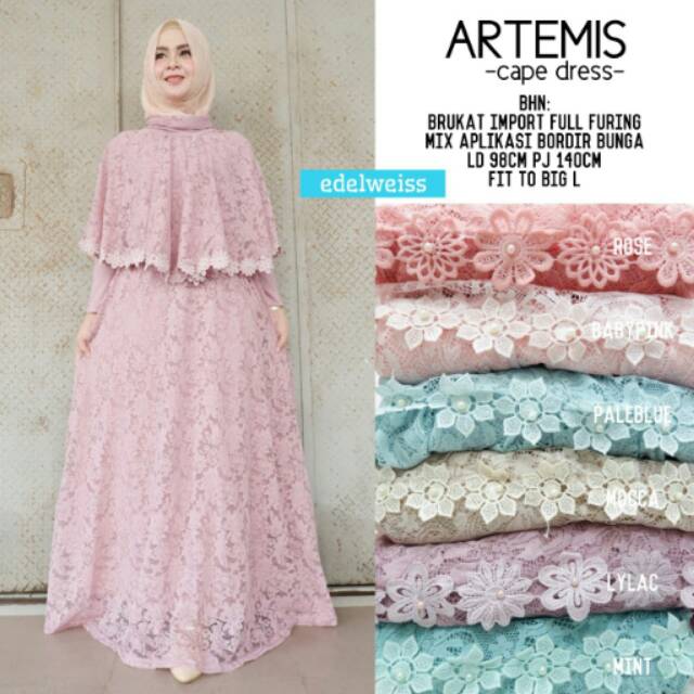 Artemis cape dress