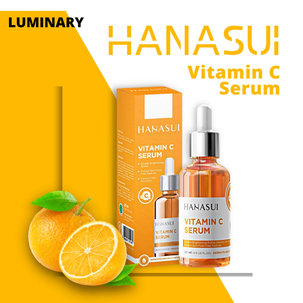 Hanasui Serum Wajah Vitamin C Perawatan Pencerah Wajah Serum Hanasui Serum Muka Original Bpom