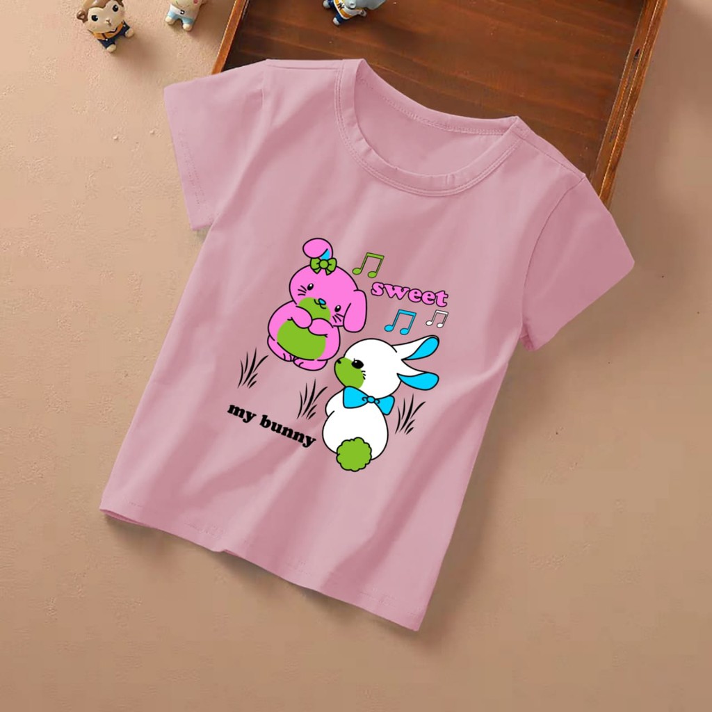 mukzhop / KAOS ANAK GIRL MOTIF MY BUNNY / TERLARIS