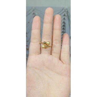 Cincin 2 boba pasir & polos