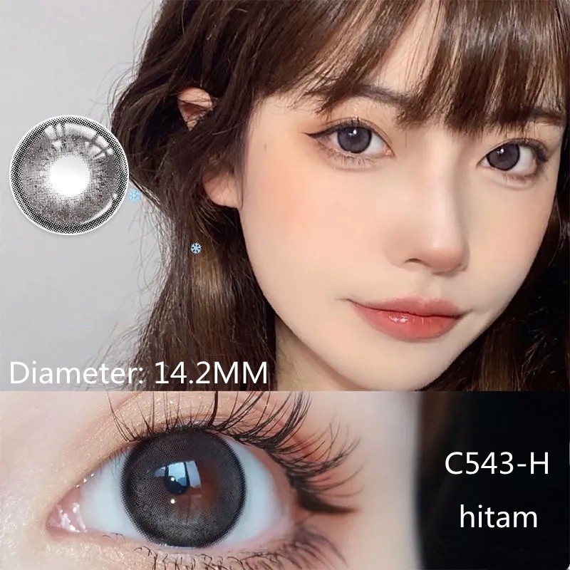 （COD）1 pasang lensa kontak berwarnasoftlens matasoftlenscairan softlenssoftlens dubai