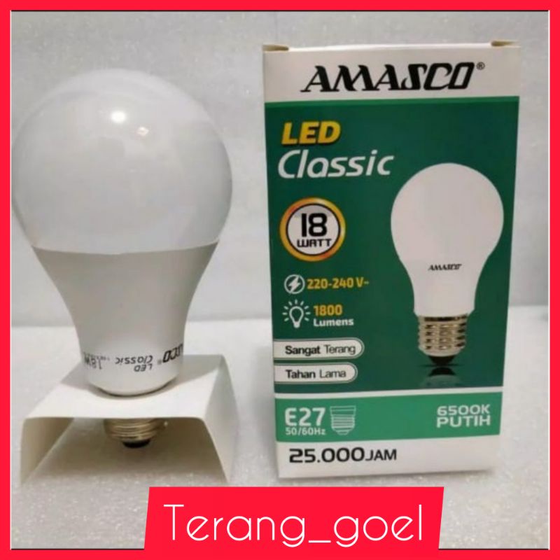 Lampu Led Classic 18 Watt Amasco